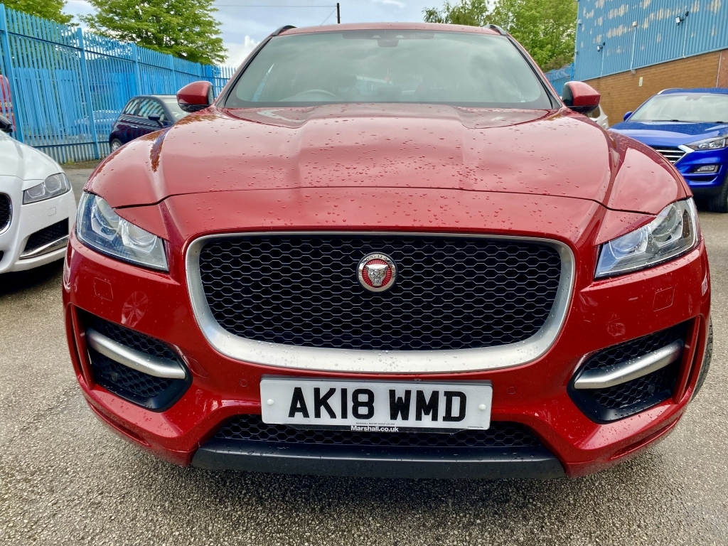 Jaguar F-Pace 2.0 R-sport Awd AK18WMD Red #5