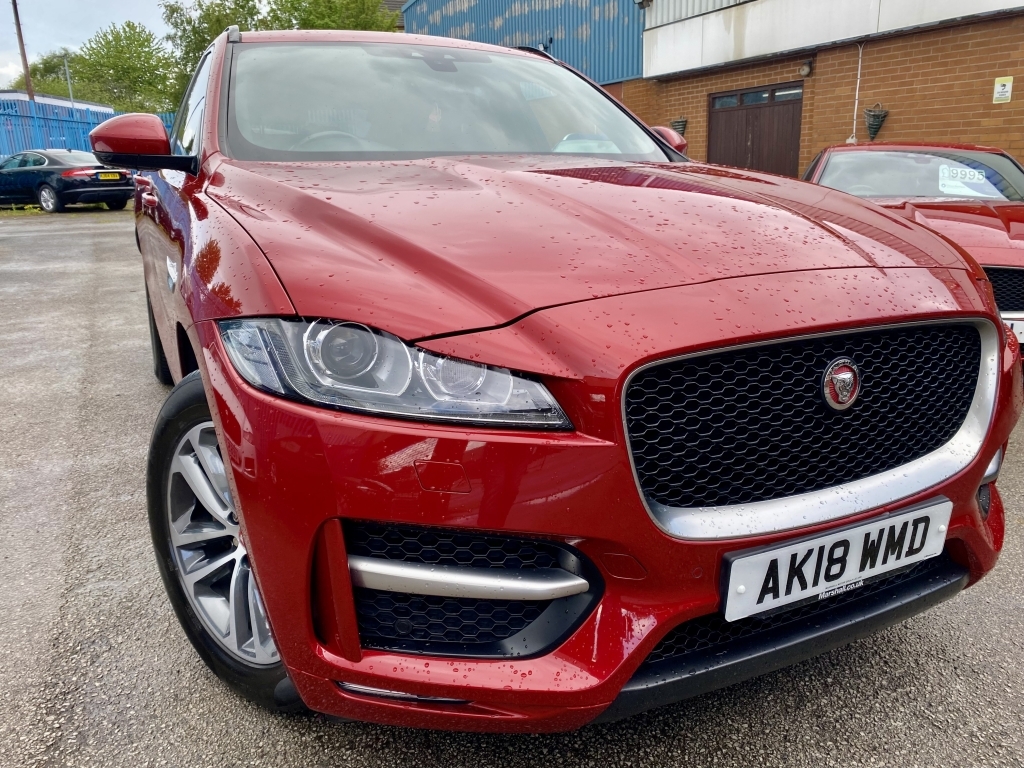 Jaguar F-Pace 2.0 R-sport Awd AK18WMD Red #2