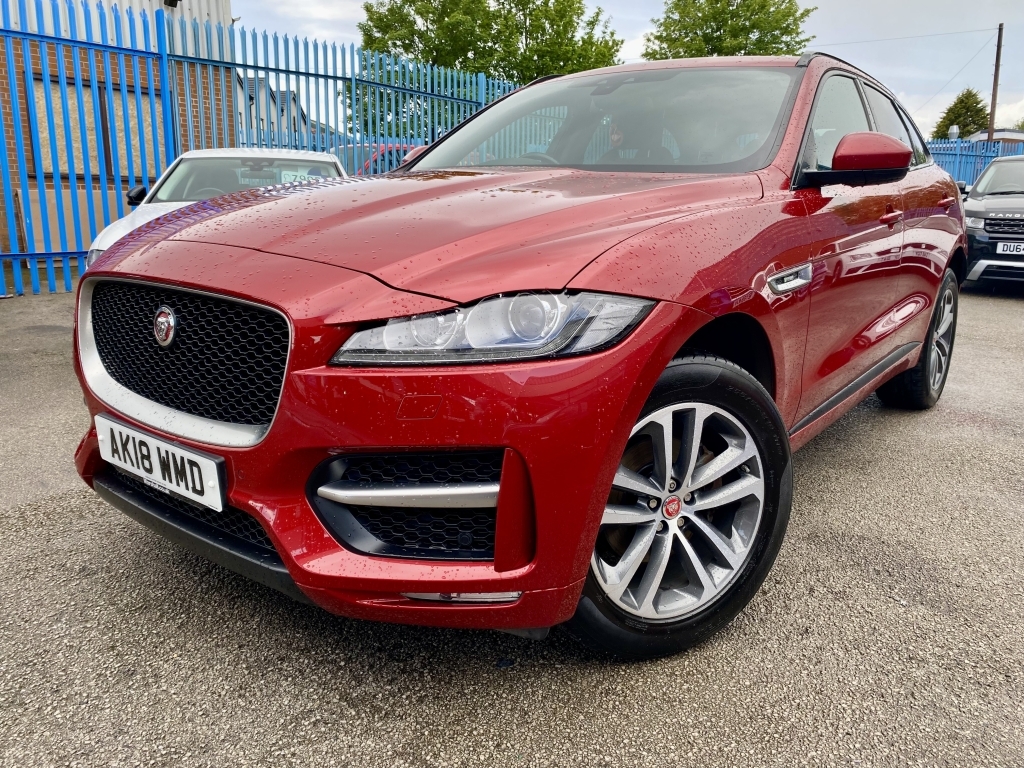Jaguar F-Pace 2.0 R-sport Awd AK18WMD Red #4