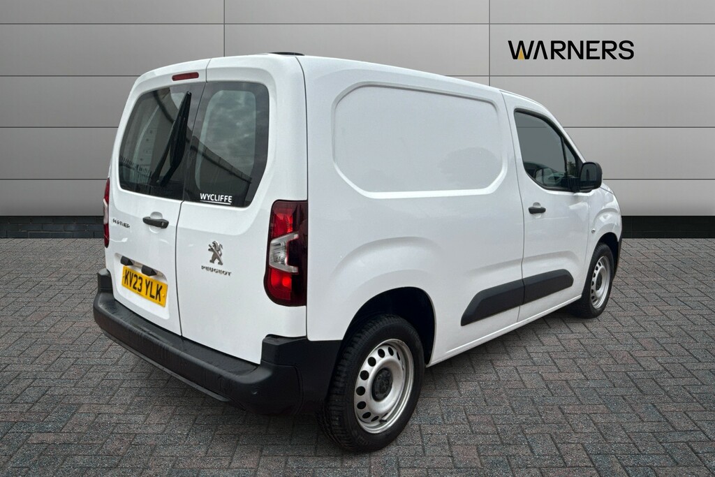 Peugeot Partner 1000 1.5 Bluehdi 100 Professional Premium Van KV23YLK White #4