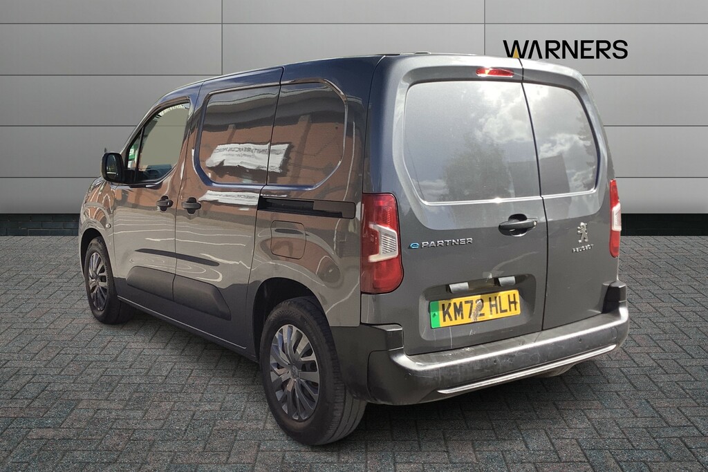 Peugeot E-Partner 800 100Kw 50Kwh Professional Prem Van Grey #3
