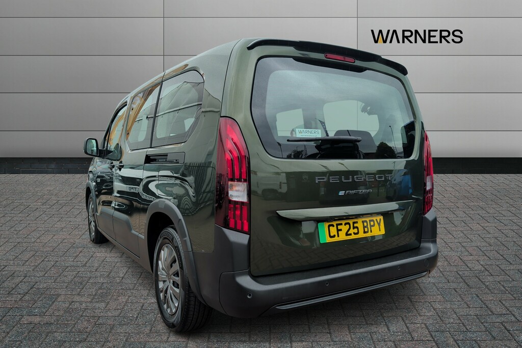 Peugeot e-Rifter 100Kw Allure Long 52Kwh 7 Seat CF25BPY Green #3