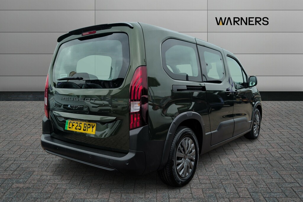 Peugeot e-Rifter 100Kw Allure Long 52Kwh 7 Seat CF25BPY Green #4
