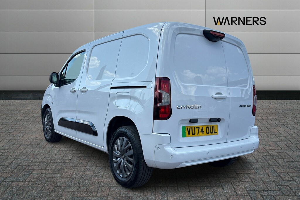 Citroen e-Berlingo 100Kw 52Kwh Van Driver VU74OUL White #3