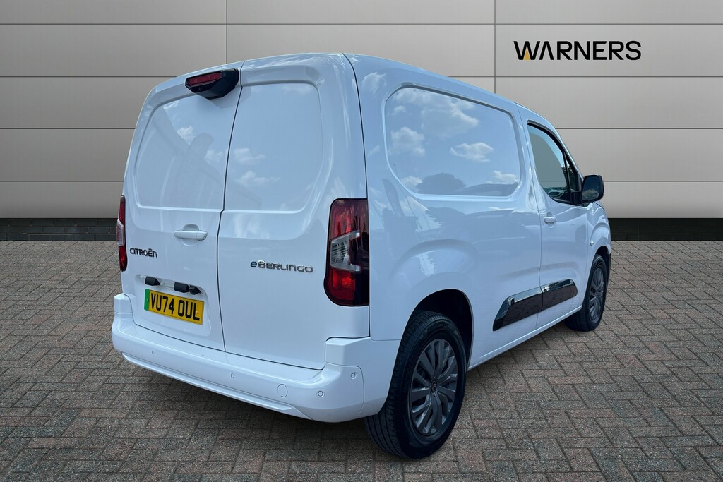 Citroen e-Berlingo 100Kw 52Kwh Van Driver VU74OUL White #4