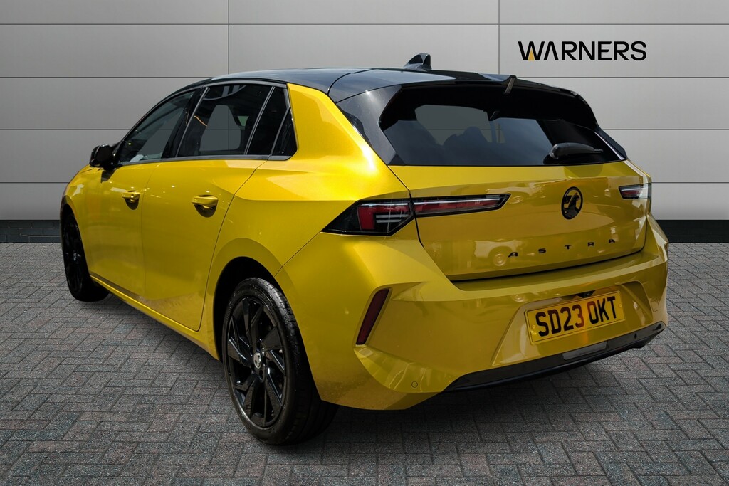Vauxhall Astra 1.2 Turbo 130 Gs SD23OKT Yellow #3