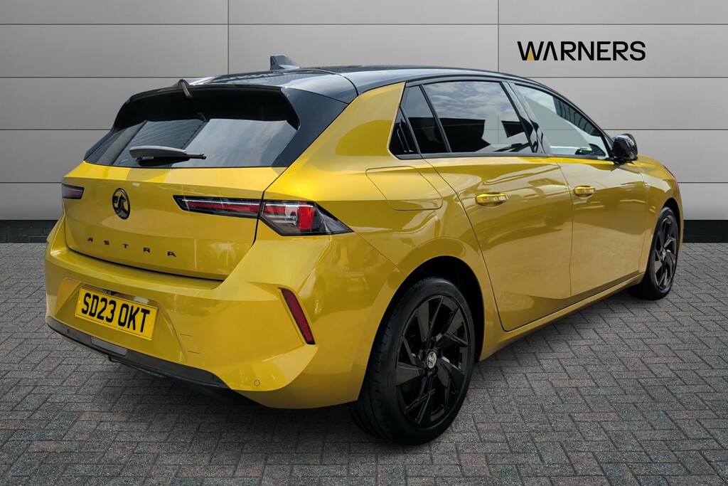 Vauxhall Astra 1.2 Turbo 130 Gs SD23OKT Yellow #4