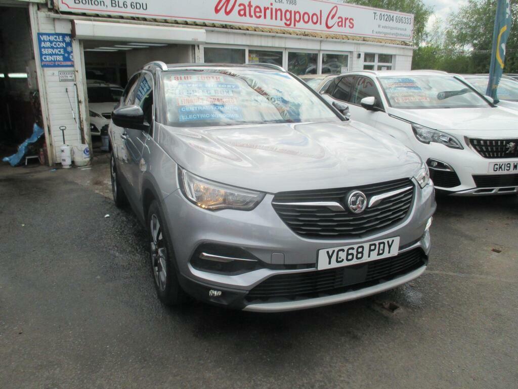 Vauxhall Grandland X 1.2 Turbo Sport Nav Euro 6 S S YC68PDY Grey #3