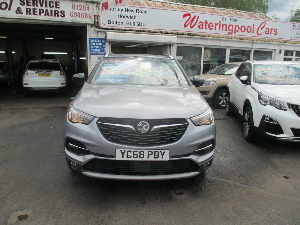 Vauxhall Grandland X 1.2 Turbo Sport Nav Euro 6 S S YC68PDY Grey #4