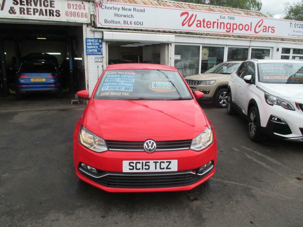 Volkswagen Polo 1.2 Tsi Bluemotion Tech Se Euro 6 S S SC15TCZ Red #3