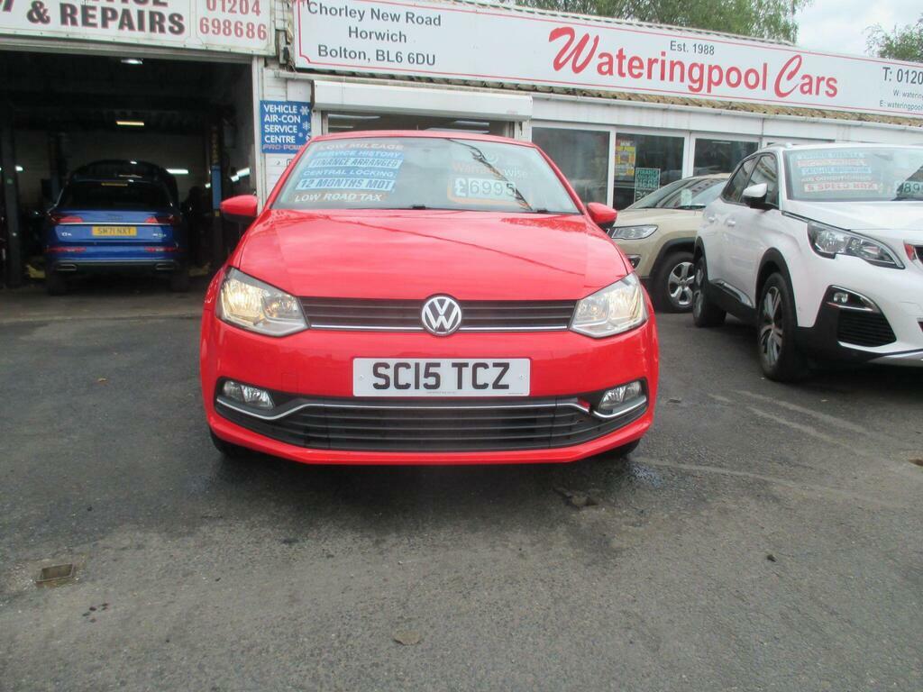 Volkswagen Polo 1.2 Tsi Bluemotion Tech Se Euro 6 S S SC15TCZ Red #4