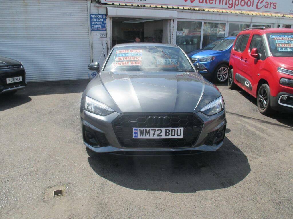 Audi A5 2.0 Tdi 40 Black Edition S Tronic Quattro Euro 6 WM72BDU Grey #4
