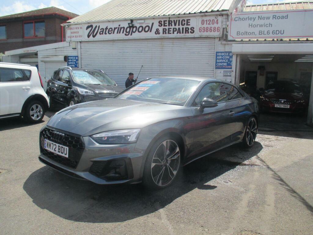Audi A5 2.0 Tdi 40 Black Edition S Tronic Quattro Euro 6 WM72BDU Grey #6