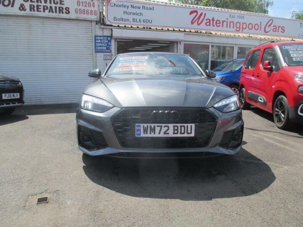 Audi A5 2.0 Tdi 40 Black Edition S Tronic Quattro Euro 6 WM72BDU Grey #5