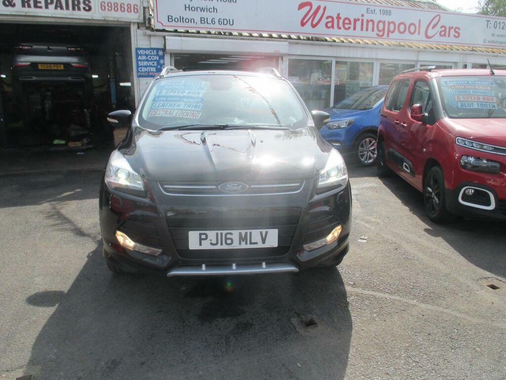 Ford Kuga 2.0 Tdci Titanium X Sport 2Wd Euro 6 S S PJ16MLV Black #4