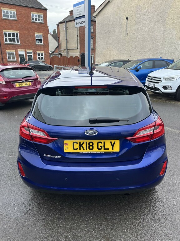 Ford Fiesta Hatchback 1.0 T Ecoboost Zetec, 30297 Mi CK18GLY Blue #5