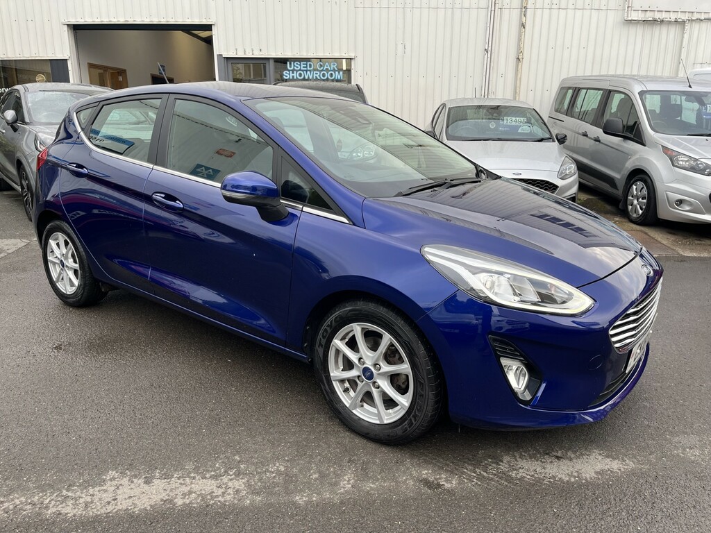 Ford Fiesta Hatchback 1.0 T Ecoboost Zetec, 30297 Mi CK18GLY Blue #3