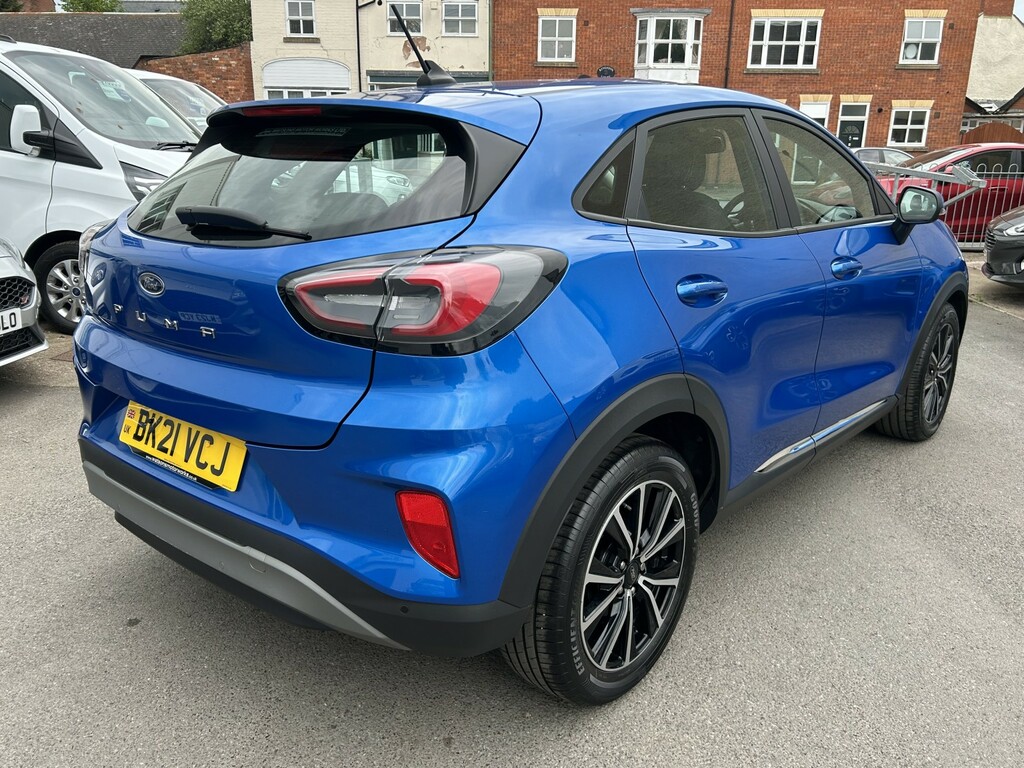 Ford Puma Suv Titanium Ecoboost 125Ps 28450 Miles BK21VCJ Blue #2