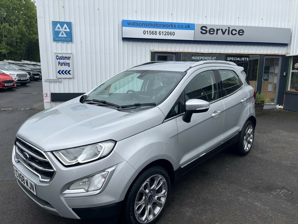 Ford Ecosport Suv 1.0T 125Ps Titanium, 41282 Miles 20 Silver