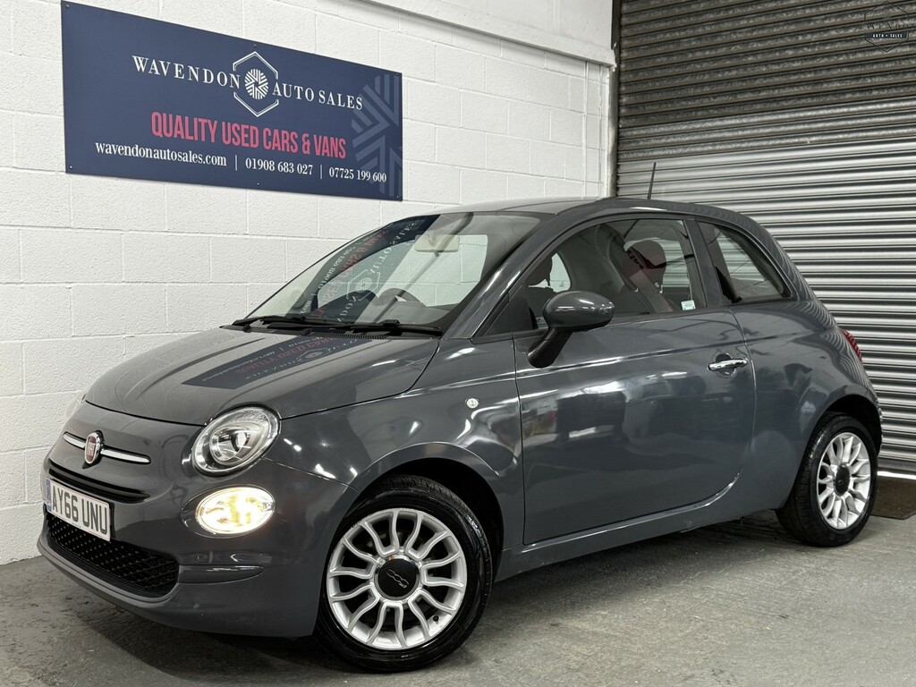 Fiat 500 Hatchback 1.2 500 Pop Star 1.2 69Hp 201666 AY66UNU Grey #2