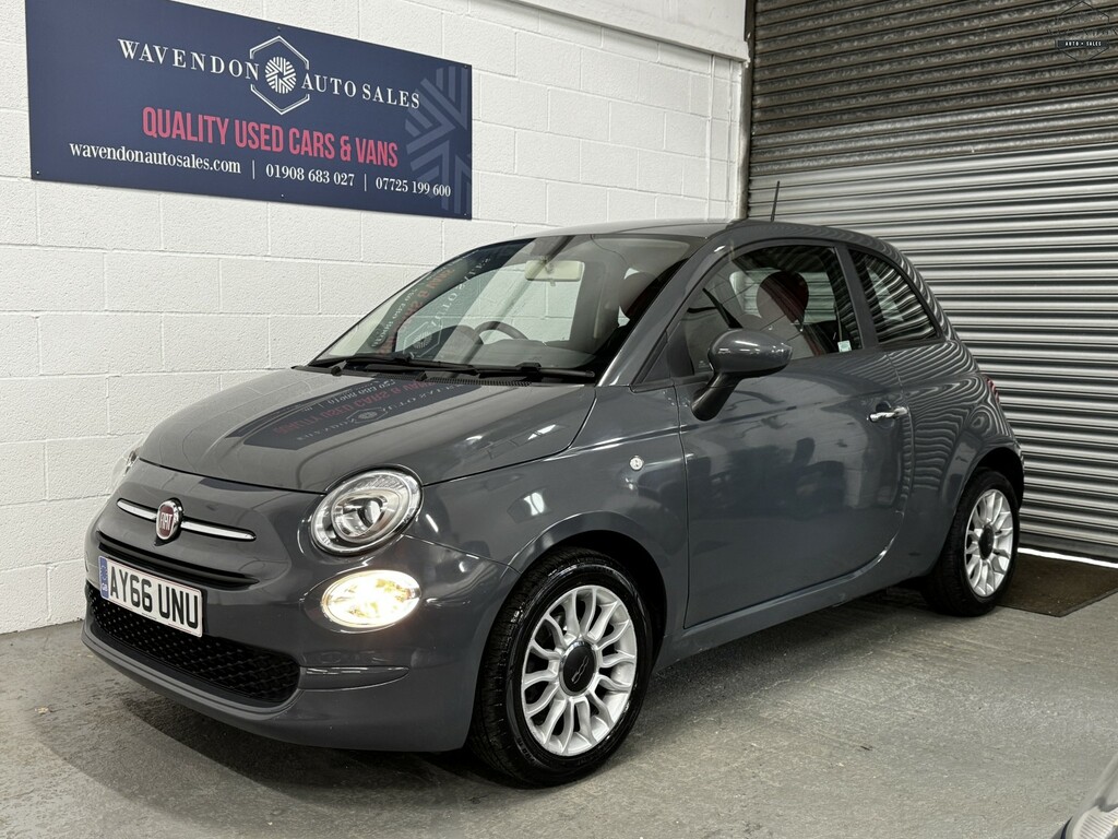 Fiat 500 Hatchback 1.2 500 Pop Star 1.2 69Hp 201666 AY66UNU Grey #5