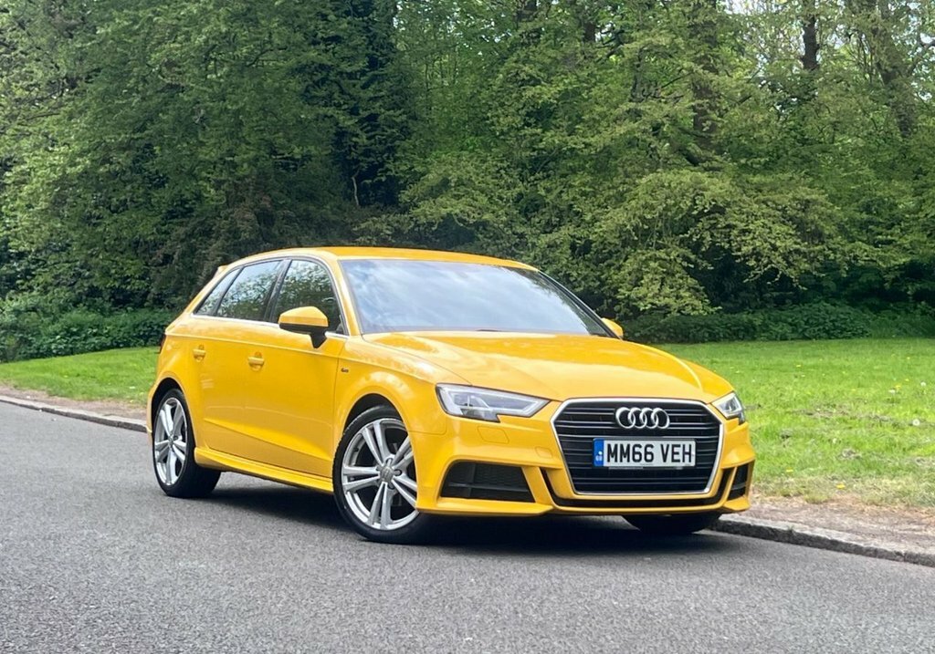 Audi A3 2L S Line Yellow