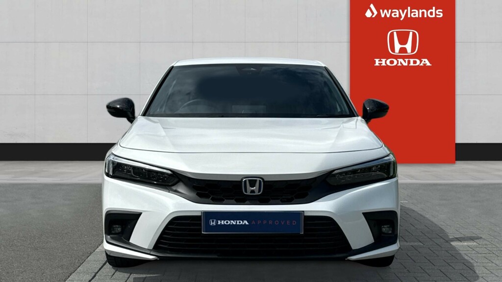 Honda Civic Honda Civic 2.0 Ehev Sport Cvt Hatchback RJ25FXR White #6