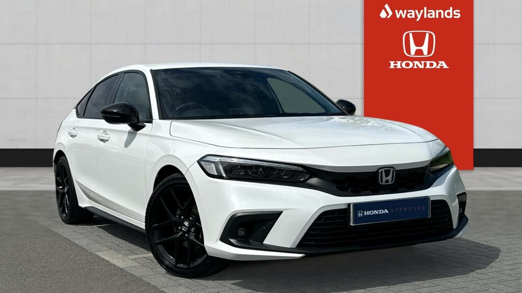 Honda Civic Honda Civic 2.0 Ehev Sport Cvt Hatchback White