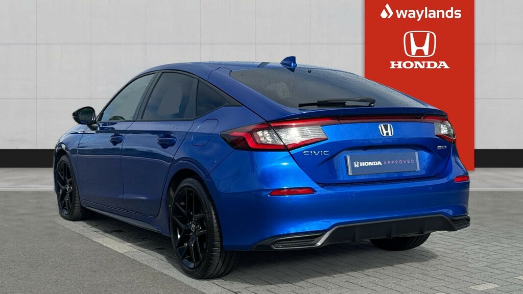 Honda Civic Honda Civic 2.0 Ehev Sport Cvt Hatchback AE24OGW Blue #3