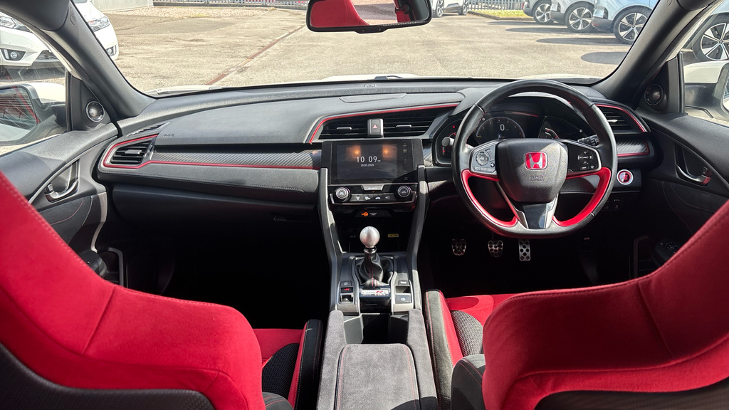Honda Civic Honda Civic 2.0 I-vtec Type R Hatchback White #4