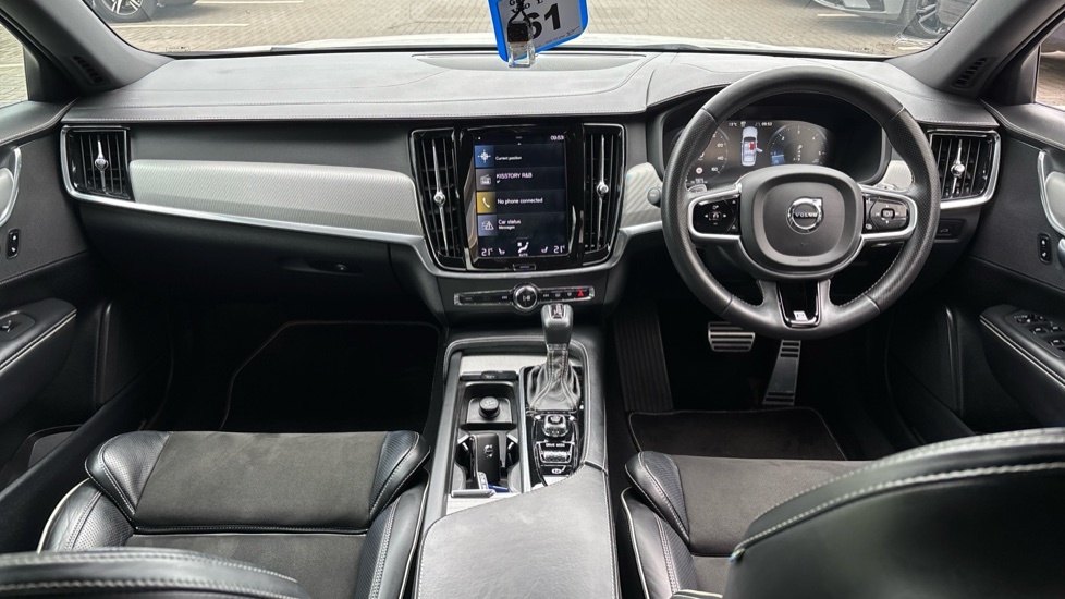 Volvo S90 D4 R-design NX19HWU White #5