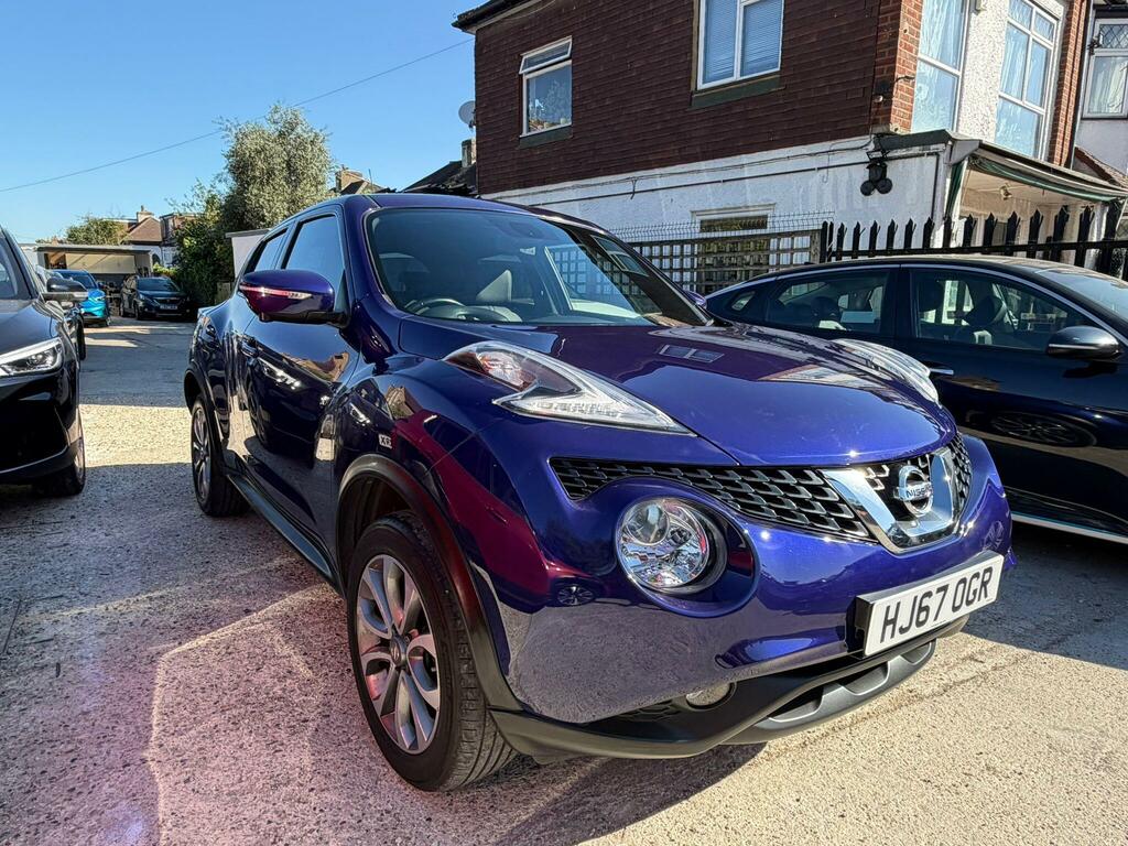 Nissan Juke 1.6 Tekna Xtron Euro 6 HJ67OGR Blue #2