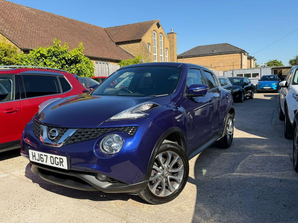 Nissan Juke 1.6 Tekna Xtron Euro 6 HJ67OGR Blue #4