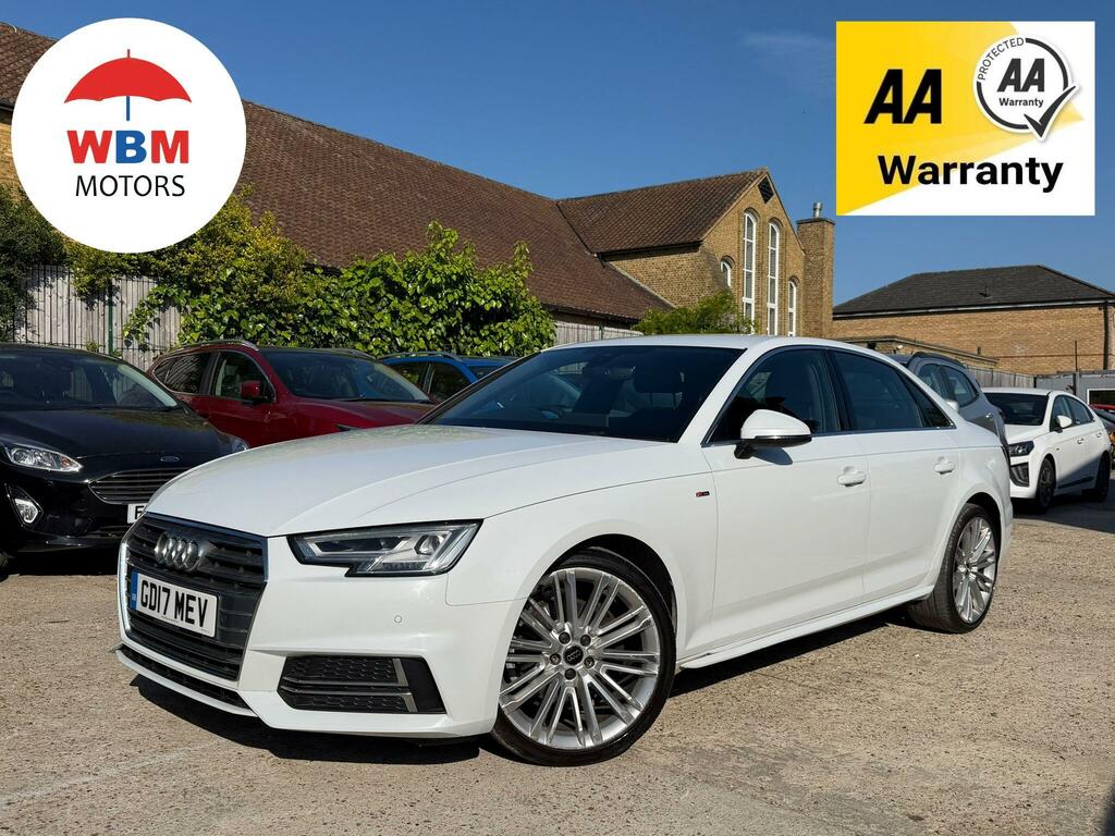 Audi A4 2.0 Tfsi S Line S Tronic Euro 6 Ss White