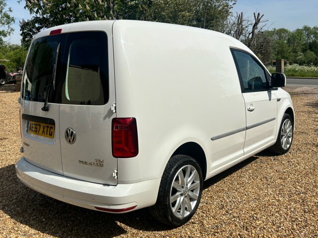Volkswagen Caddy 2.0 Tdi C20 Bluemotion Tech Trendline Panel Van AE67XTG White #6