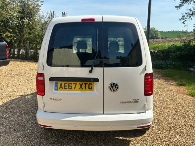 Volkswagen Caddy 2.0 Tdi C20 Bluemotion Tech Trendline Panel Van AE67XTG White #5