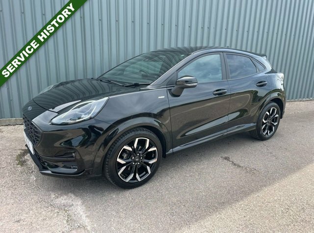 Ford Puma 2022 1.0T Ecoboost Mhev St-line X Suv H AV22WSK Black #2