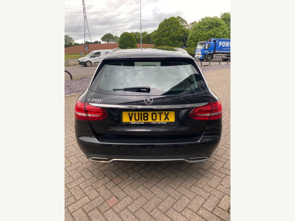 Mercedes-Benz C Class 2.0 C200 Sport G-tronic Euro 6 S S VU18OTX Black #4