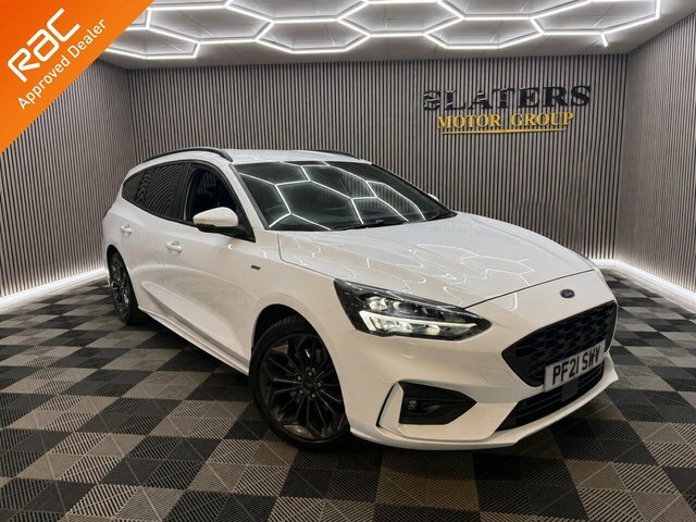 Ford Focus 1.0T Ecoboost Mhev St-line X Edition Estate Pe White