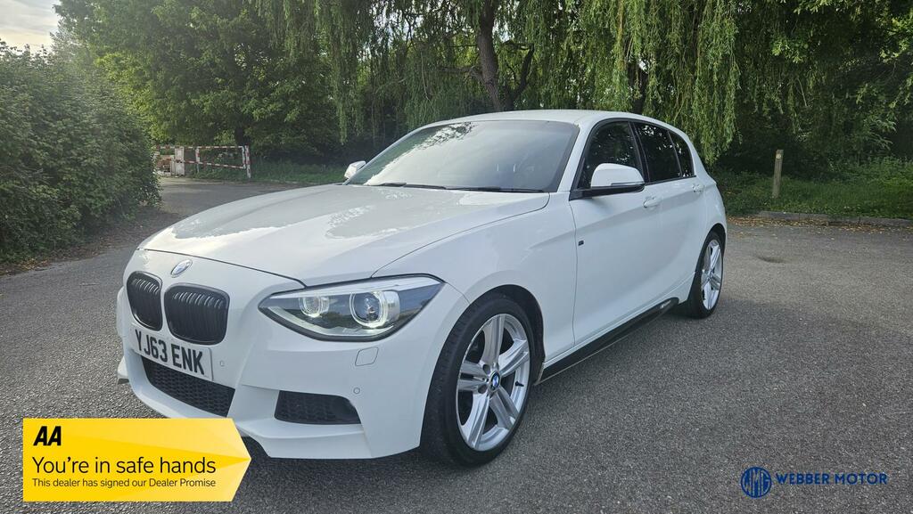 BMW 1 Series 2.0 118D M Sport Hatchback Euro YJ63ENK White #6