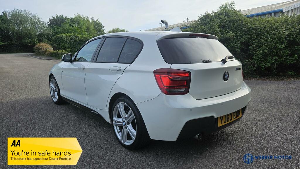 BMW 1 Series 2.0 118D M Sport Hatchback Euro YJ63ENK White #5
