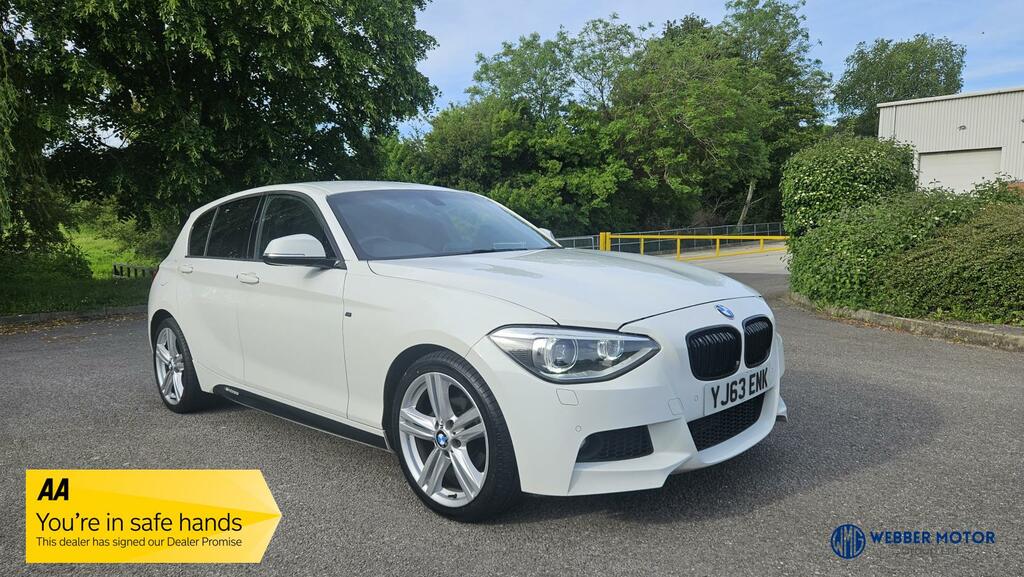 BMW 1 Series 2.0 118D M Sport Hatchback Euro YJ63ENK White #2