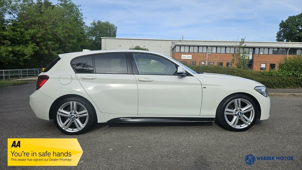 BMW 1 Series 2.0 118D M Sport Hatchback Euro YJ63ENK White #3