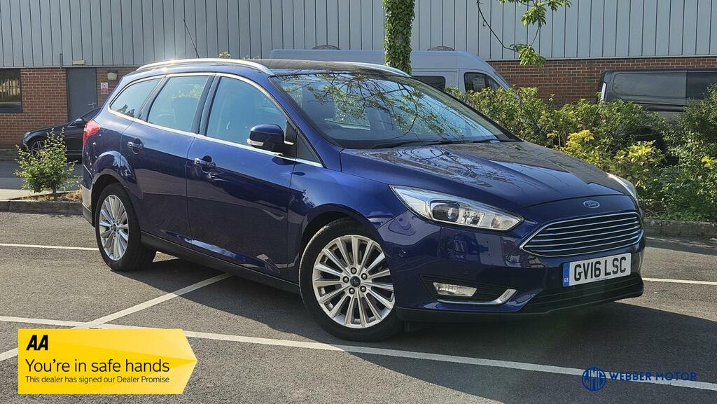 Ford Focus 2.0 Tdci Titanium X Estate Powershift E Blue