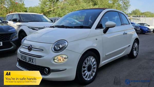 Fiat 500C 0.9 Twinair Lounge Convertible E White