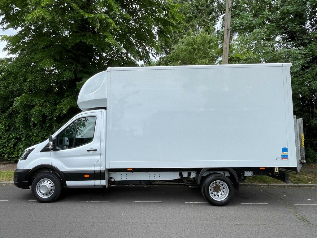 Ford Transit Custom 2.0 Transit Leader Single Luton Van 350 L4 2.0L Ec BD23MYT White #6