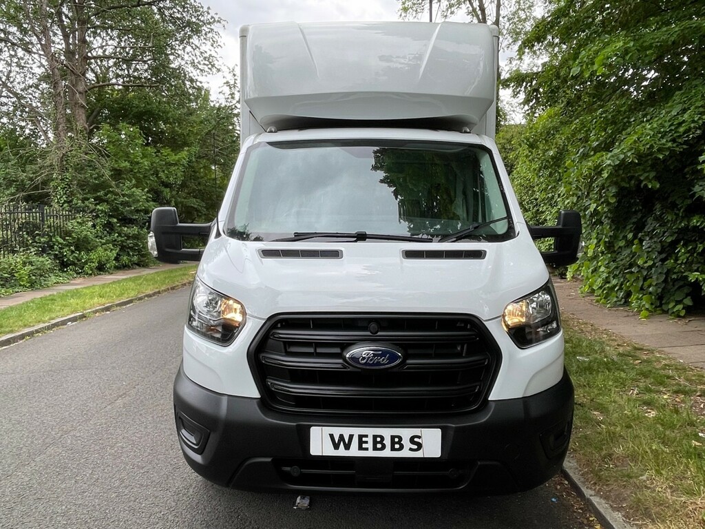 Ford Transit Custom 2.0 Transit Leader Single Luton Van 350 L4 2.0L Ec BD23MYT White #2
