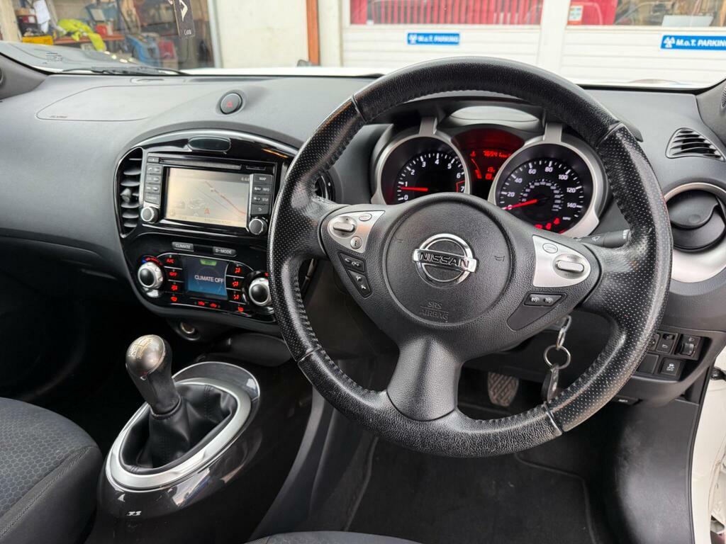 Nissan Juke 1.6 N-tec Euro 5 LP63LHV White #6