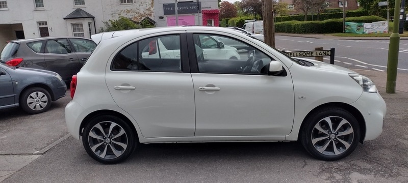 Nissan Micra Tekna LN64SZC White #4