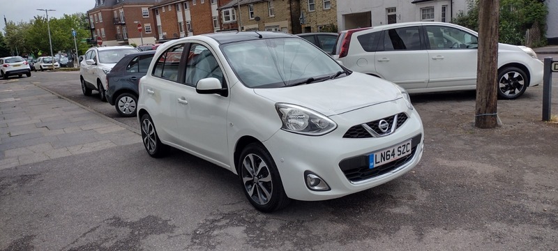 Nissan Micra Tekna LN64SZC White #5